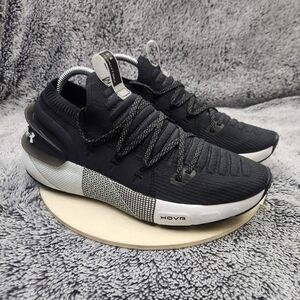Under Armour Men’s Black & White HOVR Phantom 3 Running Shoes Size 9.5